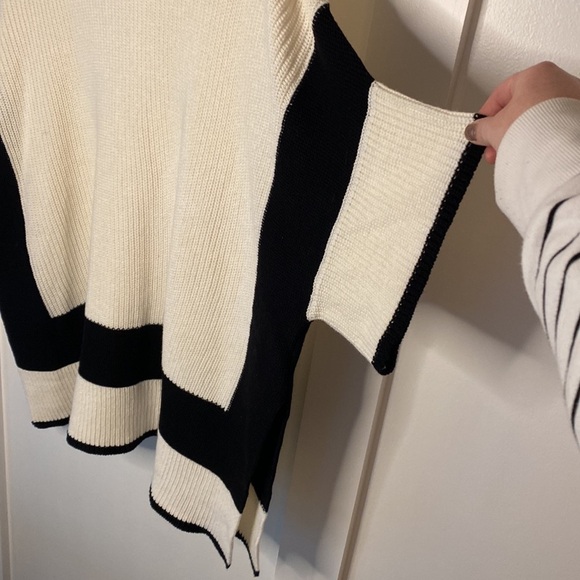 ANN TAYLOR oversized mock neck tunic sweater - Picture 6 of 8